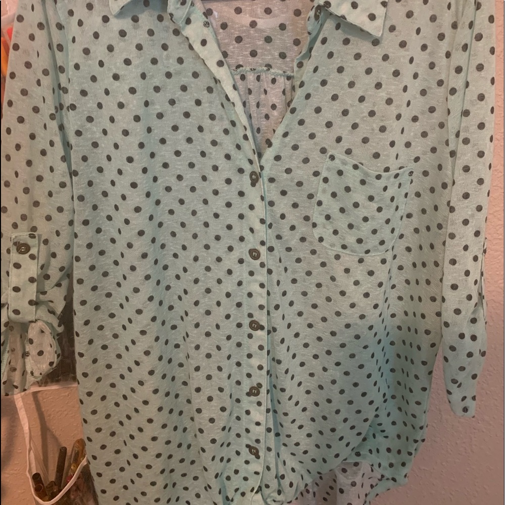 Polk A Dot Blouse